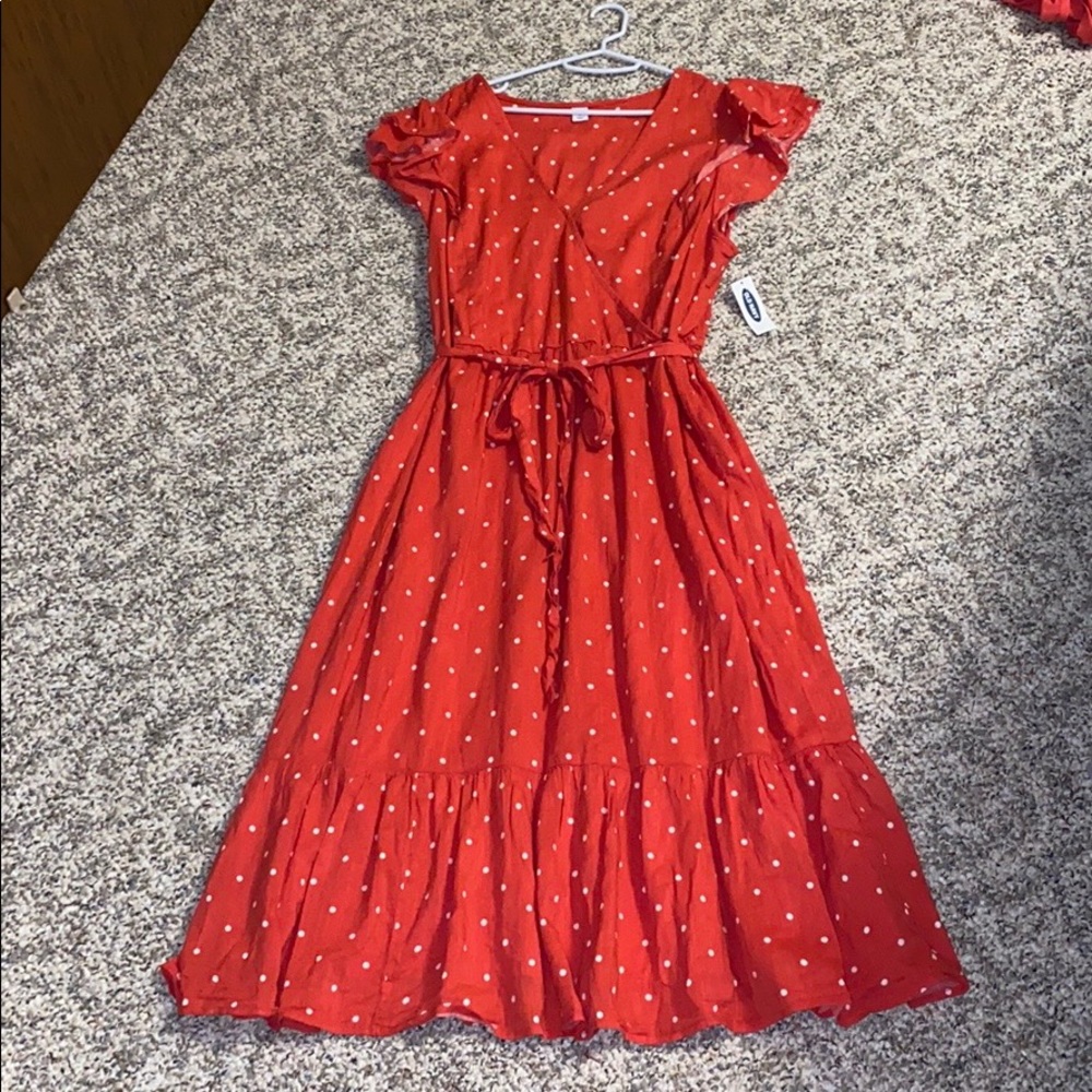 Old Navy Polka Dot Ruffle Dress